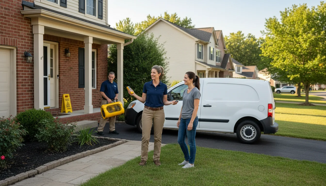 Water restoration image for Home Water Damage Repair in Brightwaters, NY